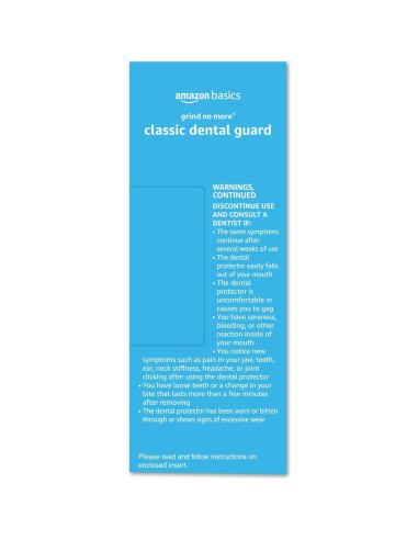 Protectores Dentales Amazon Basics 2 Piezas Ajustables