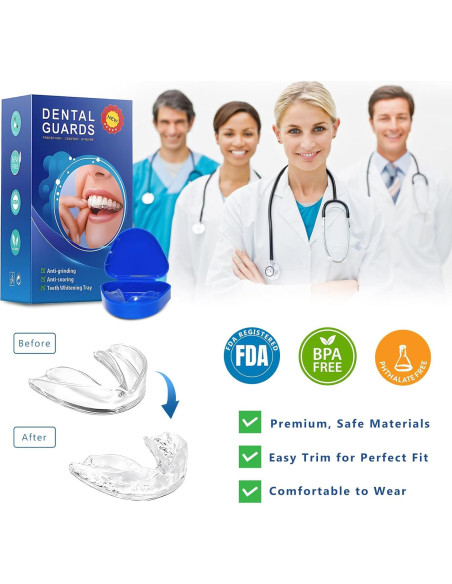 Protector Bucal Nocturno Vixino Reutilizable 4 Piezas Protector Bucal Nocturno Vixino Reutilizable 4 Piezas