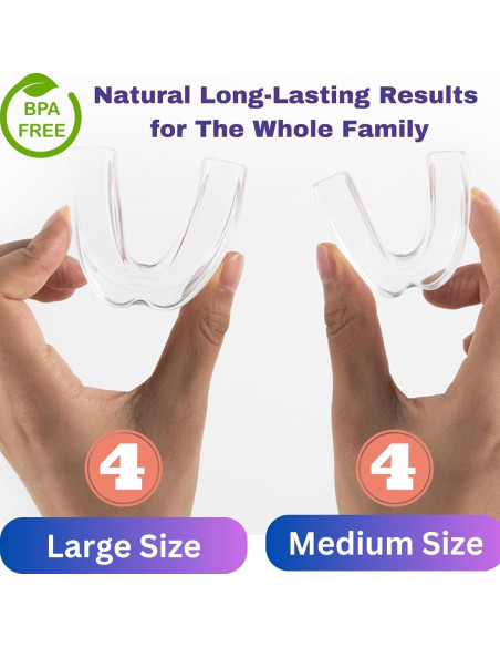 Protector Bucal Lumeeno para Rechinar Dientes - 8 Piezas Protector Bucal Lumeeno para Rechinar Dientes - 8 Piezas