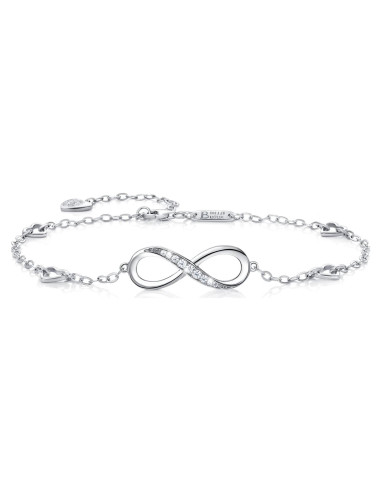 Pulsera de Tobillo Billie Bijoux Plata Esterlina 925 Infinito