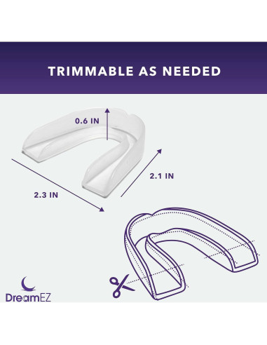 Protector Bucal DreamEZ Anti Bruxismo Ajustable 1 Paquete