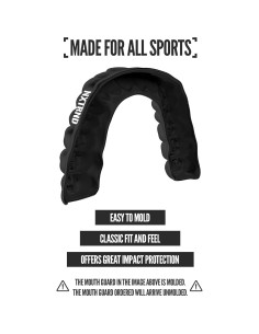 Protector Bucal Nxtrnd Classic 2 Unidades Negro 2