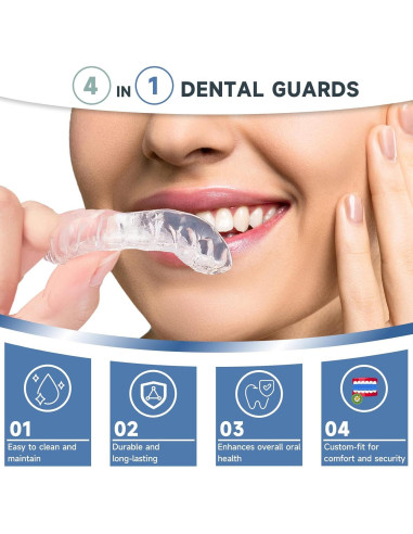 Paquete de 6 Protectores Bucales Mictaning para Niños