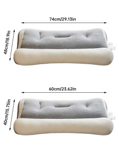 Almohada Ortopédica Proease para Apnea del Sueño - Blanca 2
