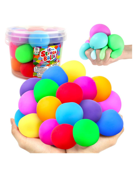Pelotas Antiestrés Squishy Small Fish - Paquete 18 Pcs Pelotas Antiestrés Squishy Small Fish - Paquete 18 Pcs