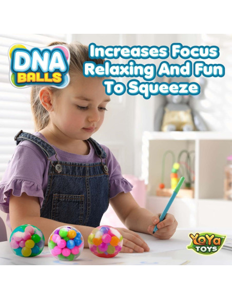 Bolas DNA YoYa - Juguete Antiestrés - Paquete de 3 Bolas DNA YoYa - Juguete Antiestrés - Paquete de 3