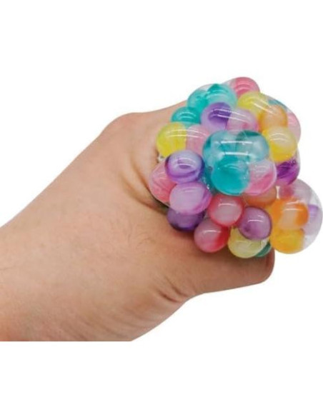 Pelotas Antiestrés de Malla Raymond Geddes - 12 Unidades Coloridas Pelotas Antiestrés de Malla Raymond Geddes - 12 Unidades Coloridas