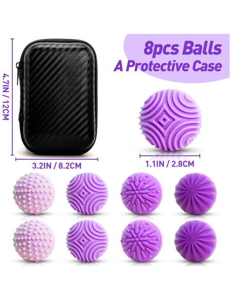 Pelotas Magnéticas Antiestrés iKrto 8 Piezas Silicona Pelotas Magnéticas Antiestrés iKrto 8 Piezas Silicona