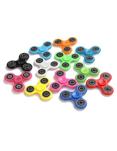 Paquete de 25 Spinners Fidget EDC Tri-Spinner Alivio TDAH