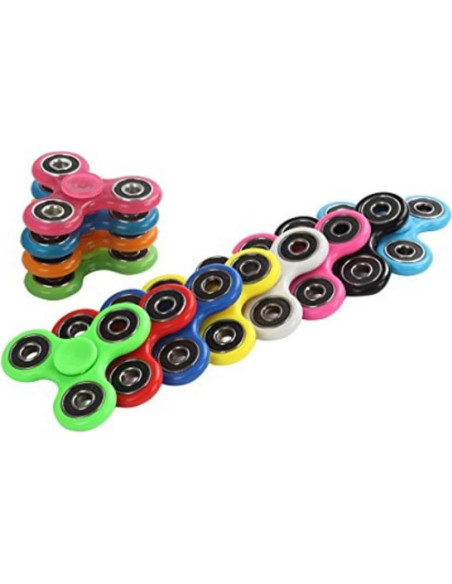 Paquete de 25 Spinners Fidget EDC Tri-Spinner Alivio TDAH Paquete de 25 Spinners Fidget EDC Tri-Spinner Alivio TDAH