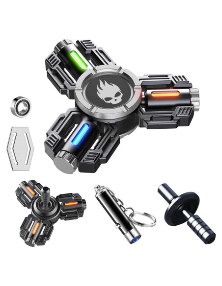 Fidget Spinner INNOPLUS Metal Plata Alivio Estrés 150g Fidget Spinner INNOPLUS Metal Plata Alivio Estrés 150g