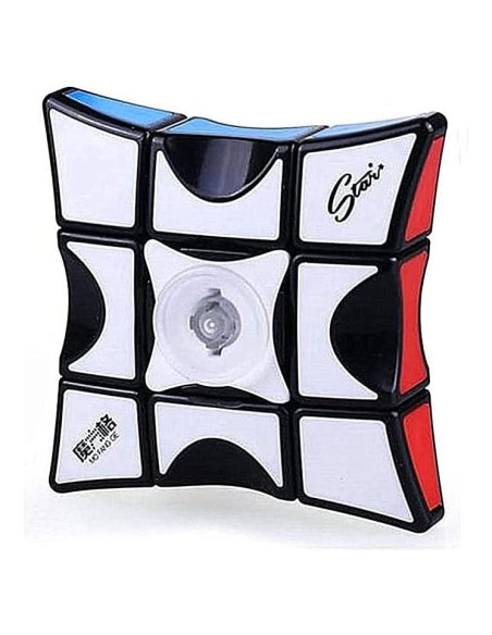 Cubo Fidget Spinner LaingCuber QY 1x3x3 Negro Antiestrés Cubo Fidget Spinner LaingCuber QY 1x3x3 Negro Antiestrés