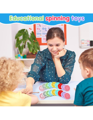 Spinner Matemático Chengdu 9 Piezas Juguete Educativo