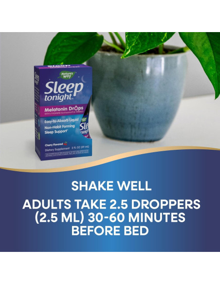 Gotas de Melatonina Nature's Way Sleep Tonight 59 ml Gotas de Melatonina Nature's Way Sleep Tonight 59 ml