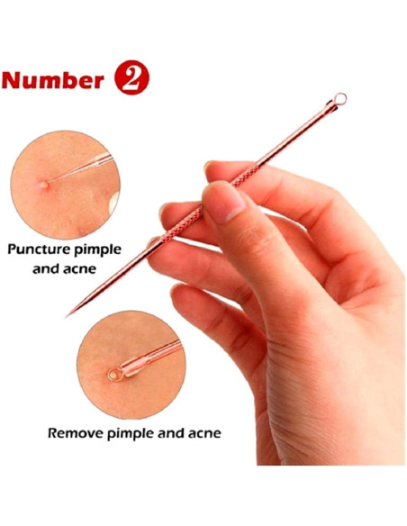 Kit Extractor de Puntos Negros Euxor - 4 Piezas Rosa Kit Extractor de Puntos Negros Euxor - 4 Piezas Rosa