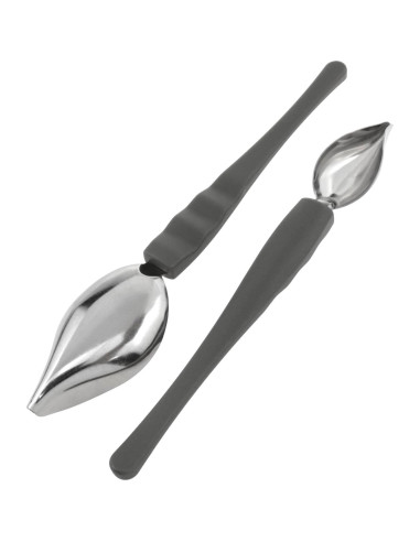 Juego de cucharas decorativas acero inoxidable PIYANYO 2pcs