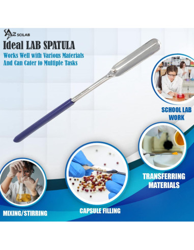 Cuchara Espátula A2ZSCILAB de Acero Inoxidable 16.5 cm