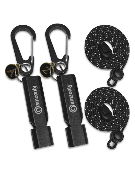 Silbatos de Emergencia Amzonly A206-02BB 120dB Pack de 2 Silbatos de Emergencia Amzonly A206-02BB 120dB Pack de 2
