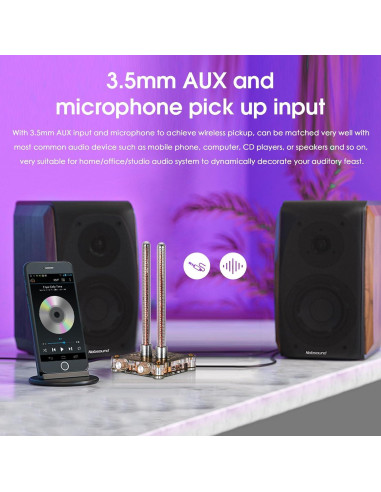 Medidor de Nivel de Sonido Douk Audio VU9 Retro Nixie 8.51x17.53cm