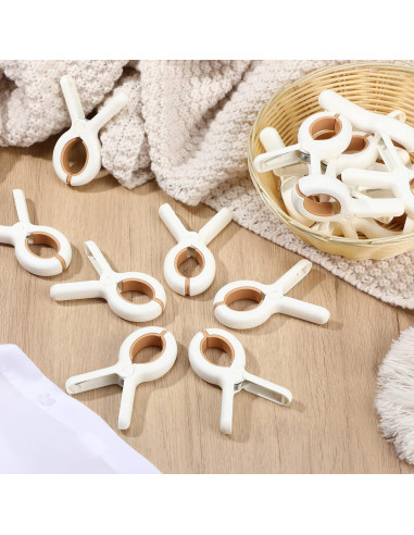 Clips para Toallas de Playa Tanlade 48 Pcs Antideslizantes