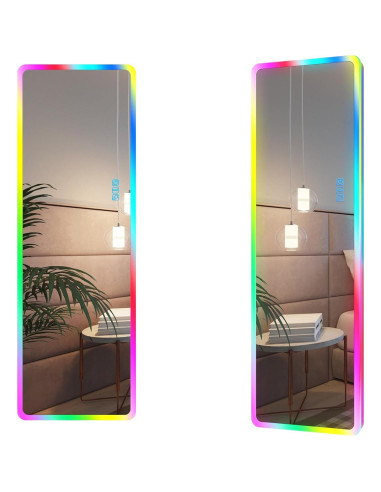 Espejo de Cuerpo Completo LED RGB LVSOMT 119x41 cm