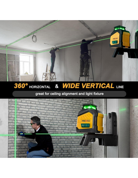 Nivel láser PREXISO 360 con trípode 95,25 cm y 30,48 m Nivel láser PREXISO 360 con trípode 95,25 cm y 30,48 m
