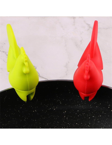 Soporte de Cuchara de Silicona Tongyuan 8x8cm Antideslizante Soporte de Cuchara de Silicona Tongyuan 8x8cm Antideslizante