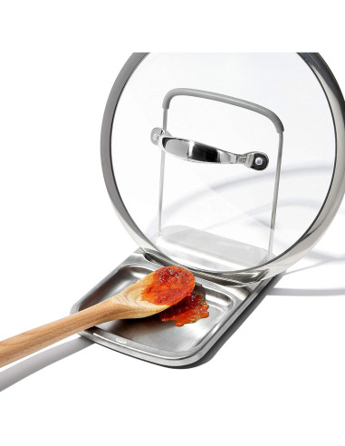 Soporte para cuchara OXO Good Grips acero inoxidable 14,5x22cm