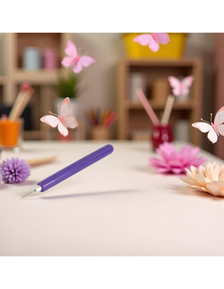 Pluma de Aguja para Quilling Htppzjr - Herramienta de Manualidades Pluma de Aguja para Quilling Htppzjr - Herramienta de Manualidades