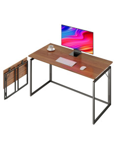 Escritorio Plegable Alawooder 76,2x40,6 cm Marrón Minimalista