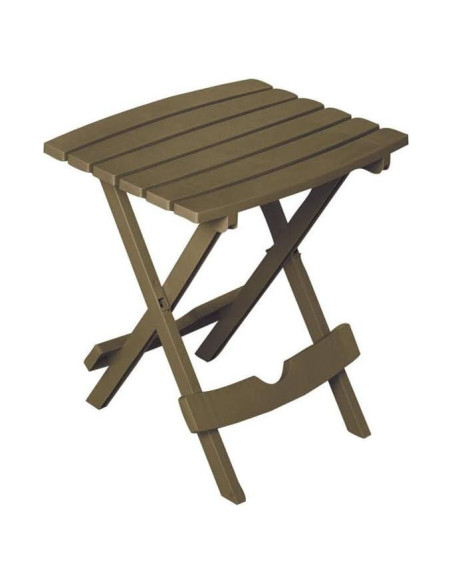 Mesa Lateral Plegable Adams 8500-09-3700 Resina Marrón Mesa Lateral Plegable Adams 8500-09-3700 Resina Marrón