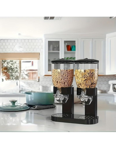 Dispensador de Cereal Doble Sonhomay 4L Encimera ABS