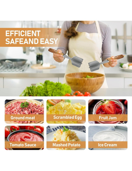 Picador de Carne Kitchen Goal - Machacador Nylon Antiadherente Picador de Carne Kitchen Goal - Machacador Nylon Antiadherente