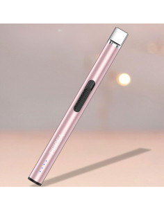 Encendedor Eléctrico REIDEA S4 Pro Recargable USB Oro Rosa 2