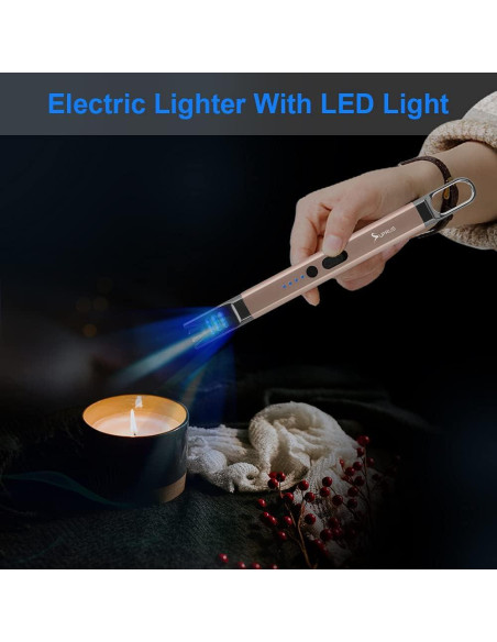 Encendedor Eléctrico SUPRUS Recargable USB a Prueba de Viento Encendedor Eléctrico SUPRUS Recargable USB a Prueba de Viento