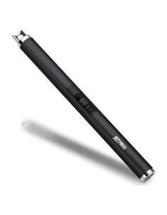 Encendedor Electrónico Recargable JETPRO Negro a Prueba de Viento