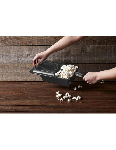 Popcornera de Fogata Mud Pie 8 oz Metal Plegable