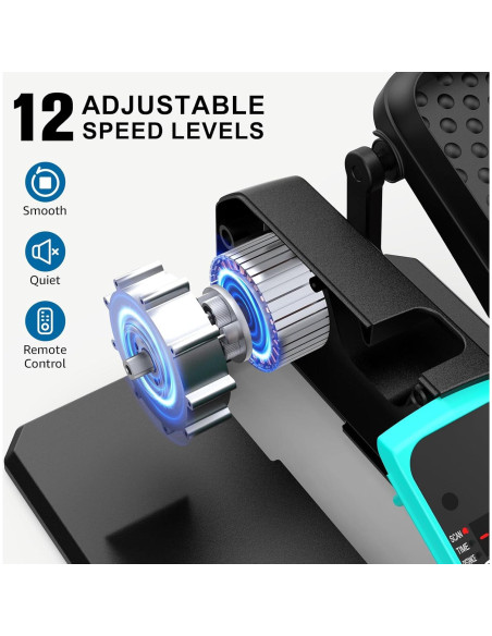 Máquina Elíptica Bajo Escritorio VIVURN 12 Velocidades Azul Máquina Elíptica Bajo Escritorio VIVURN 12 Velocidades Azul