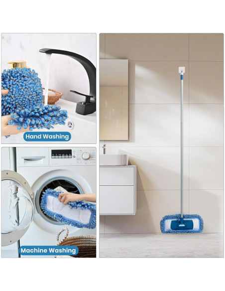 Mopa de Polvo MAVRIZ 147 cm Microfibra Rotativa 360 Mopa de Polvo MAVRIZ 147 cm Microfibra Rotativa 360