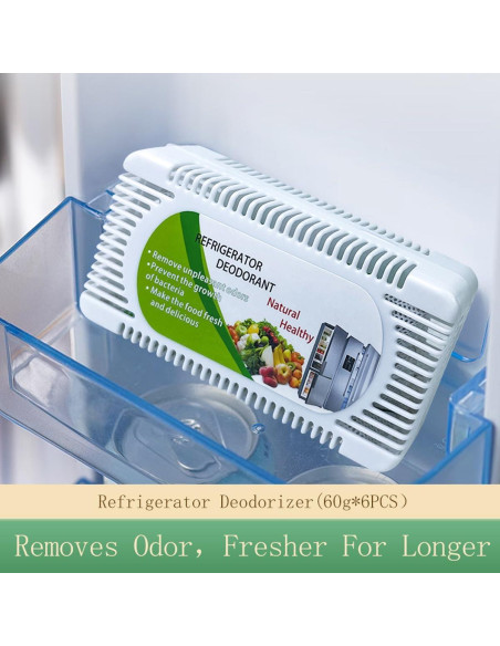 Paquete de 6 Desodorantes Reutilizables para Refrigerador IcePac Paquete de 6 Desodorantes Reutilizables para Refrigerador IcePac