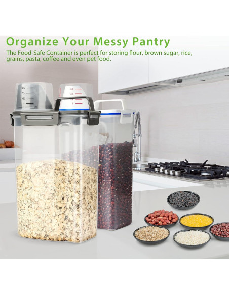 Contenedor Hermético Viretec 1,36 a 2,27 kg para Alimentos Contenedor Hermético Viretec 1,36 a 2,27 kg para Alimentos