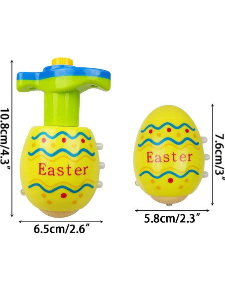 Huevos de Pascua Pinkiwine 4 Pack con Luces LED para Niños Huevos de Pascua Pinkiwine 4 Pack con Luces LED para Niños