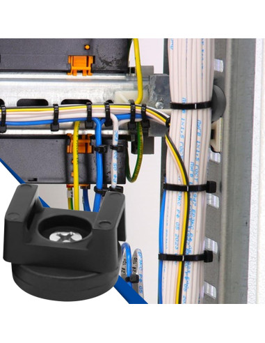 20 Piezas Soportes Magnéticos para Cable dcvbny 3.5kg
