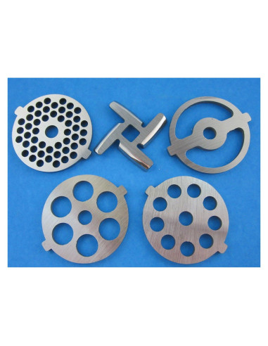 Discos de Molienda Kitchenaid FGA Acero Inoxidable 4 Piezas