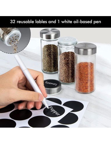 Organizador de Especias Giratorio Baker Boutique 20 Tarros Negro