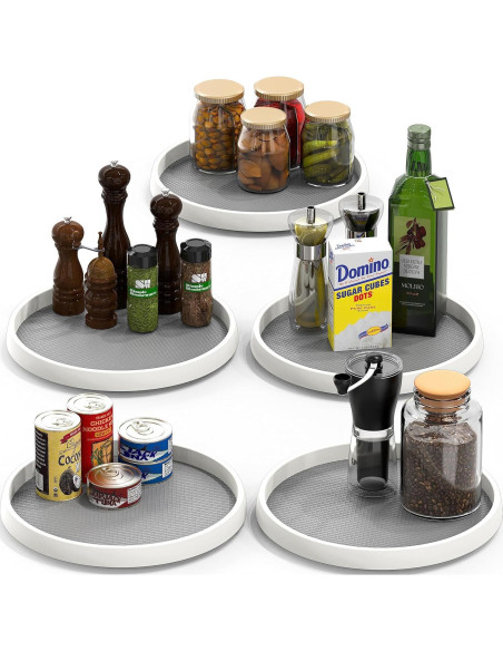 Organizador giratorio de especias Simple Houseware 30,48 cm x 5 Organizador giratorio de especias Simple Houseware 30,48 cm x 5