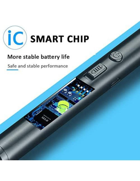 Encendedor Eléctrico Recargable YOZWOO USB con Pantalla LED Encendedor Eléctrico Recargable YOZWOO USB con Pantalla LED