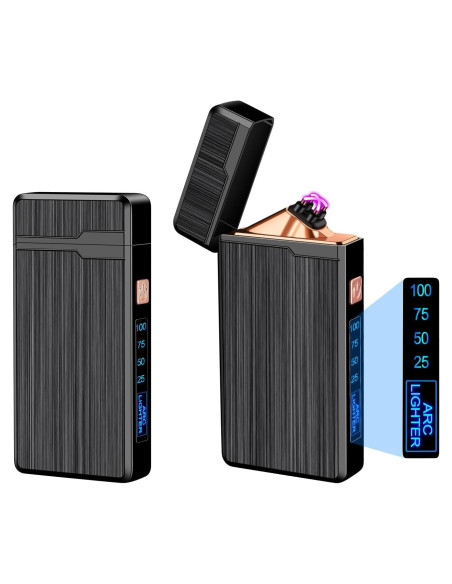 Encendedor Eléctrico Recargable USB ULMCULM Doble Arco Encendedor Eléctrico Recargable USB ULMCULM Doble Arco