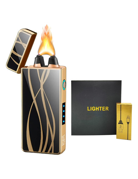 Encendedor Eléctrico RSBYE HT819 Recargable USB Aerodinámico Encendedor Eléctrico RSBYE HT819 Recargable USB Aerodinámico