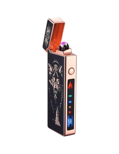 Encendedor Eléctrico Personalizado Dachance Lobo USB-C